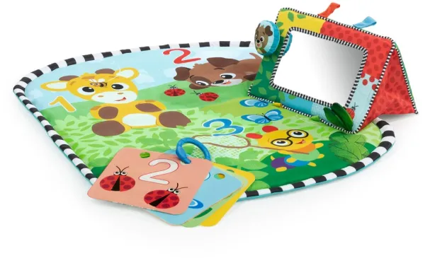 Discovery Garden aktivitetsmatta och golvspegel