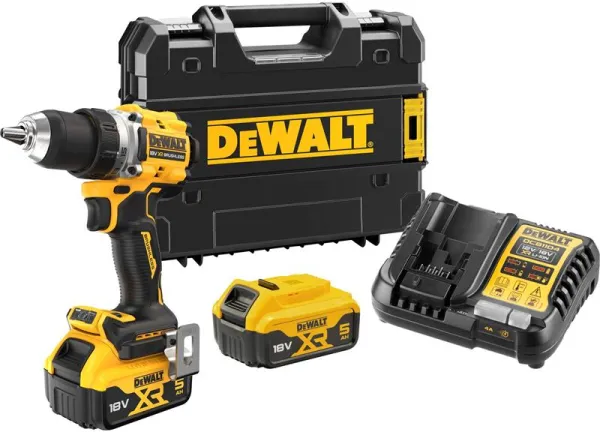 DeWalt 18V Borrmaskin, TSTAK 2 x 5Ah