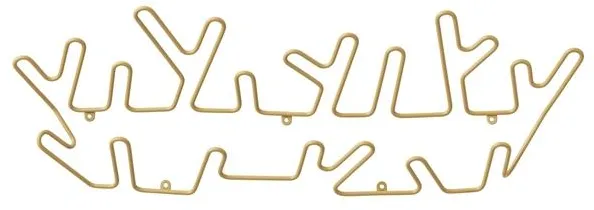 Maze Crown Klädhängare Stor Ockragul