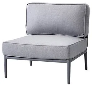 Cane-Line Conic enkel modul, ljusgrå