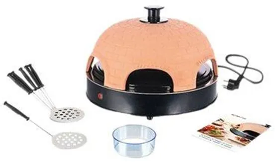 Emerio PO-115984 Pizzarette - pizza ugn - terrakotta orange