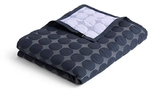 HAY Mega Dot Organic Sängöverkast 260x260 Midnight Blue