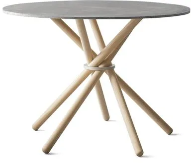 Eberhart Hector 105 Matbord Ljus Betong/Ljust Ekträ